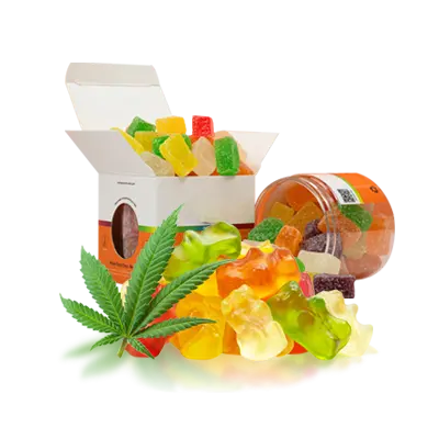 CBD edibles, including gummies
