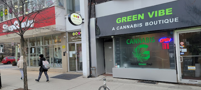 exterior view of cannabis shop